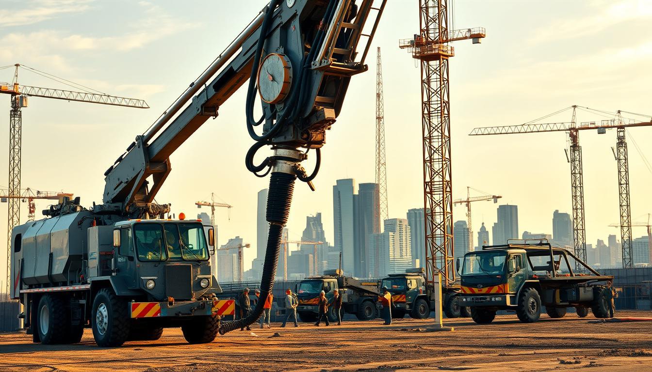 Concrete pumps