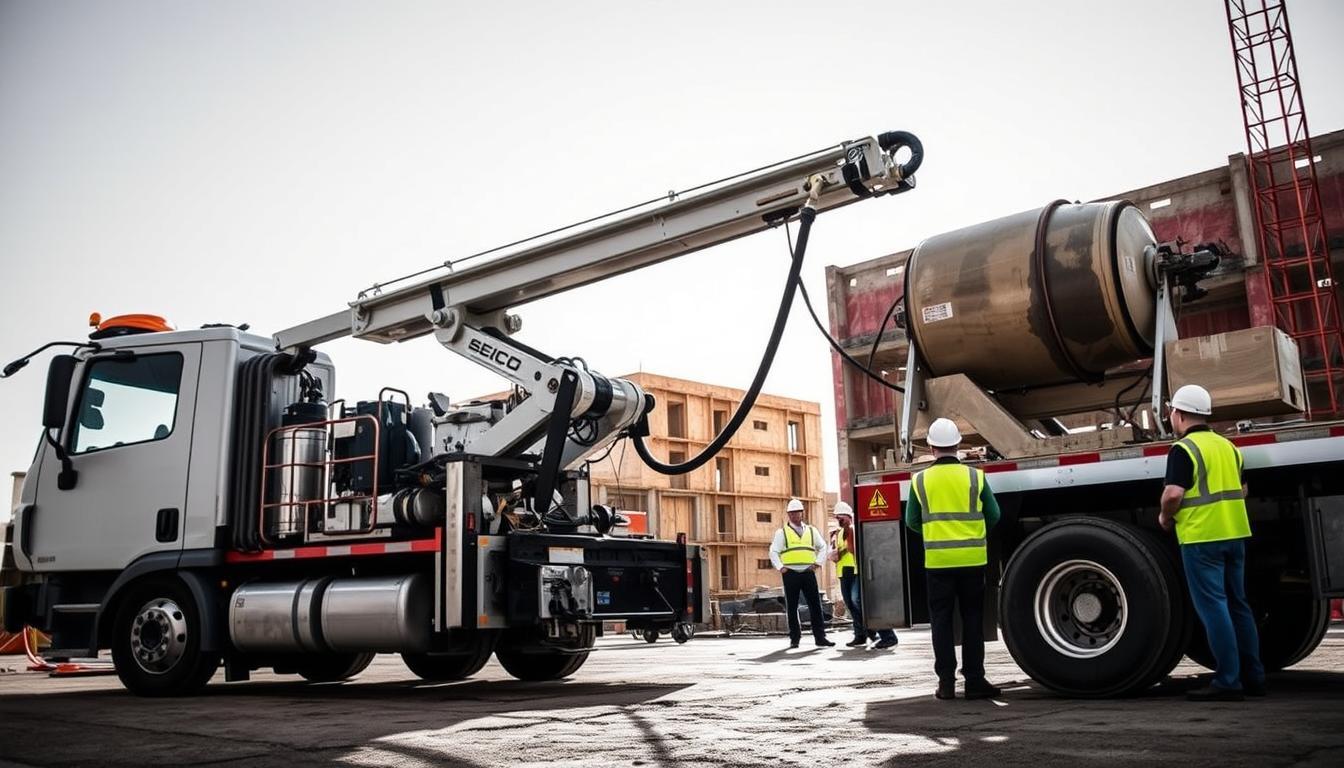 Concrete pumps