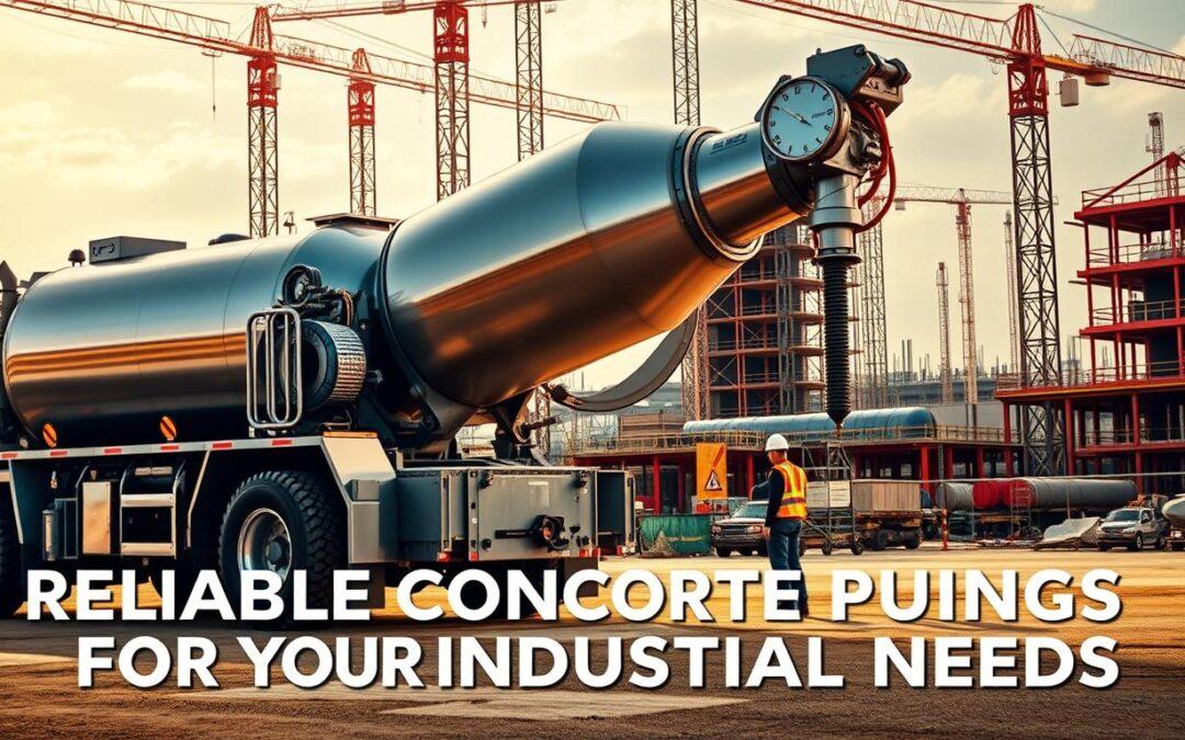 Concrete pumps - Industrial projects