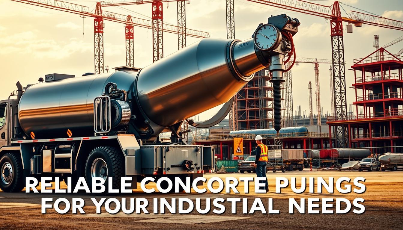 Concrete pumps - Industrial projects