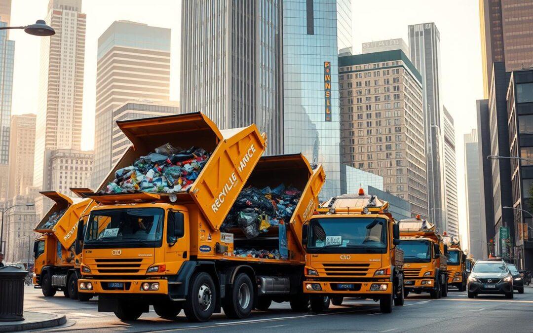 dustbin trucks recycling