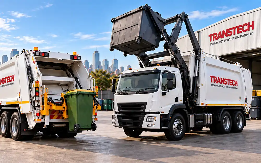 Rear Loader vs Front Loader Refuse Compactor Trucks